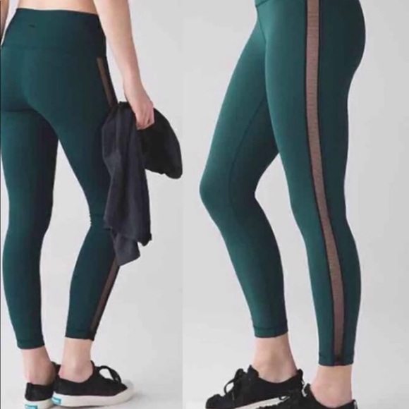 lululemon athletica Pants - Lululemon High times pant wing mash size 6